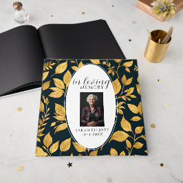 Libro De Visitas Tabla moderna de espuma en memoria con foto
