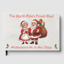 Tarjeta de presentación de Santa profesional Sr. y