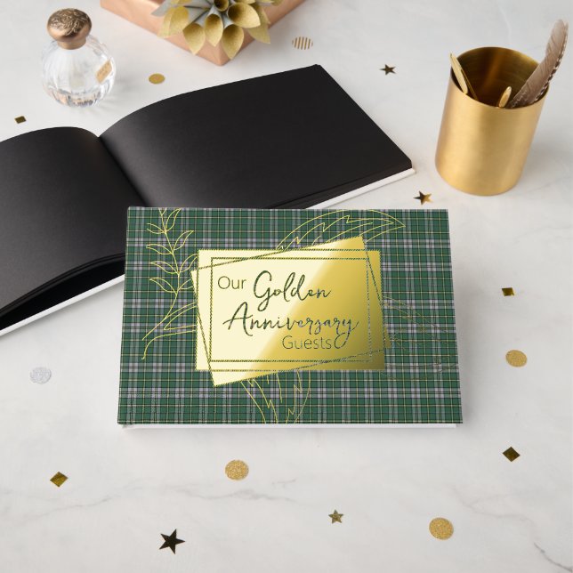 Libro De Visitas Tartán Provincial de la isla de Breton (Anverso Abierto)