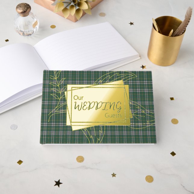 Libro De Visitas Tartán Provincial de la isla de Breton (Anverso Abierto)