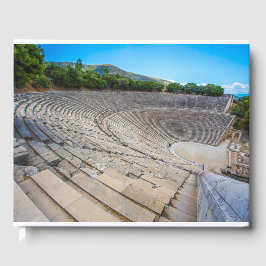 Libro De Visitas Teatro antiguo en Epidaurus, Argolida, Grecia