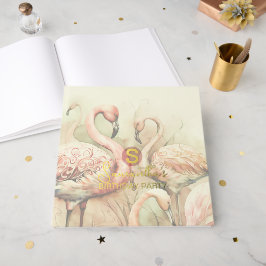 Libro De Visitas Tema de fiesta de flamenco, personalizado
