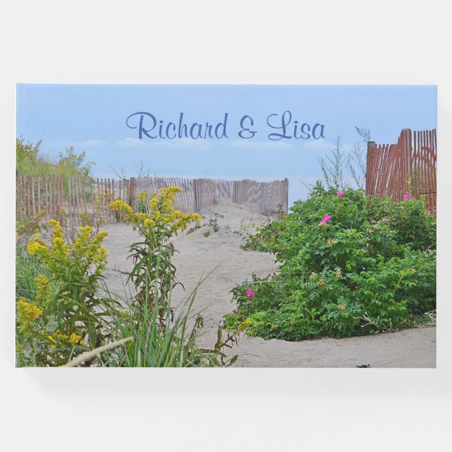 Libro De Visitas Tema de Seashore (Anverso)