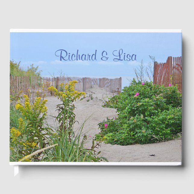 Libro De Visitas Tema de Seashore (Anverso)