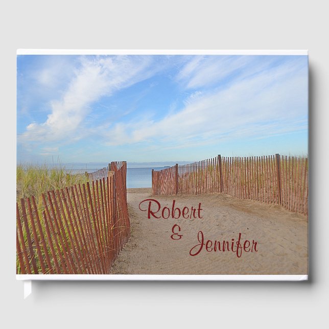 Libro De Visitas Tema de Seashore (Anverso)