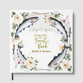 Libro De Visitas Temática de los Bodas de pescado para los amantes 