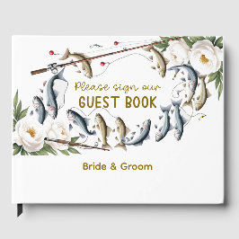 Libro De Visitas Temática de los Bodas de pescado para los amantes 