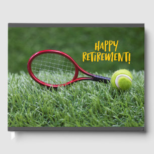 Libro De Visitas Tenis feliz retiro de la hierba verde