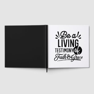 Libro De Visitas Testimonio Vivo Cita Bíblica Motivación Cristiana