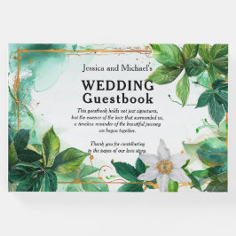 Libro De Visitas 💍 texto Personalizado Passiflora Serenidad