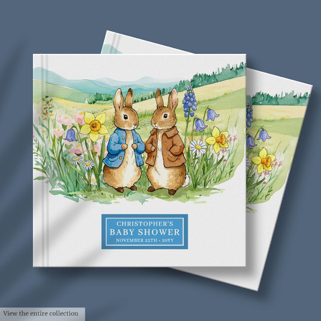 Libro De Visitas Thimsical Peter Rabbit Baby Shower Guest Book Boy (Whimsical Peter Rabbit Baby Shower Guest Book Boy)