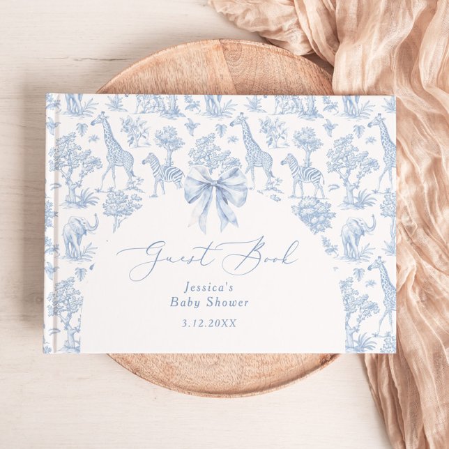 Libro De Visitas Toile de Jouy Safari Ducha bebé (Subido por el creador)