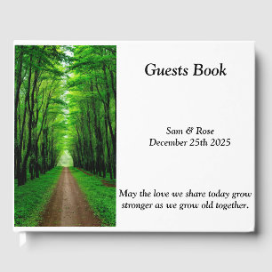 Libro De Visitas Trayectoria de bosque