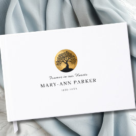 Libro De Visitas Tree of Life!  Memorial White Custom