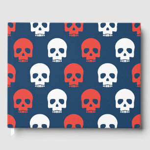 Libro De Visitas Truco de Halloween o trata calaveras. Añadir nombr