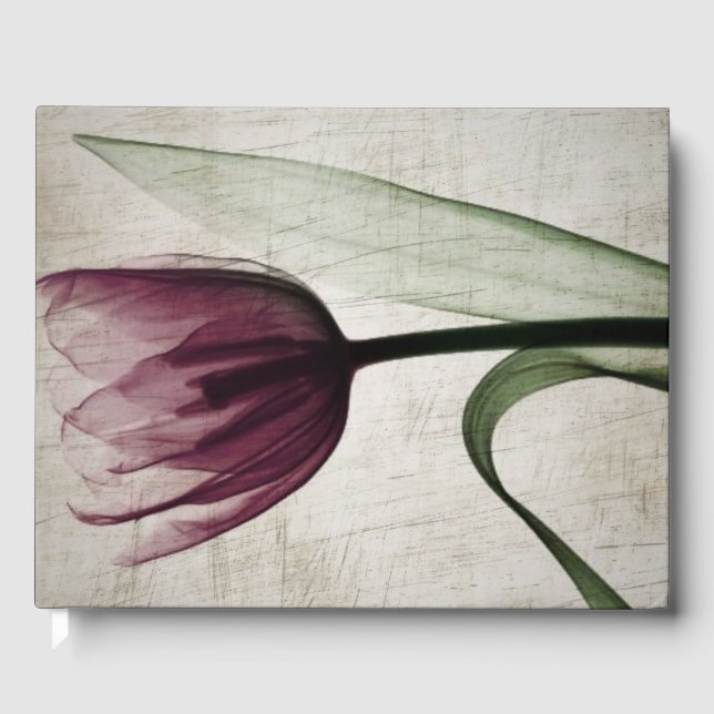 Libro De Visitas Tulip de rayos X vintage (Anverso)