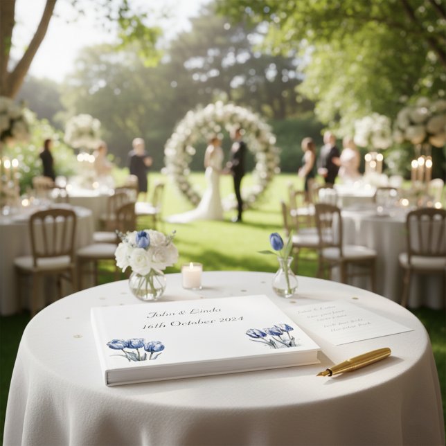 Libro De Visitas Tulipanes en azul delft (Subido por el creador)