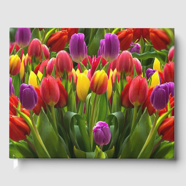Libro De Visitas Tulips brillante (Anverso)