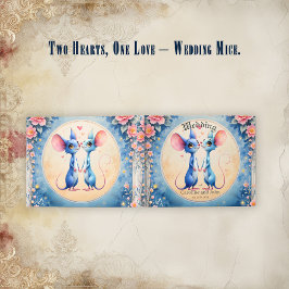 Libro De Visitas Two Hearts, One Love – Wedding Mice.