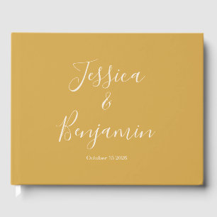 Libro De Visitas Typografía de escritura elegante minimalista Amari