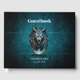 Libro De Visitas Un animal azul feroz, una criatura majestuosa