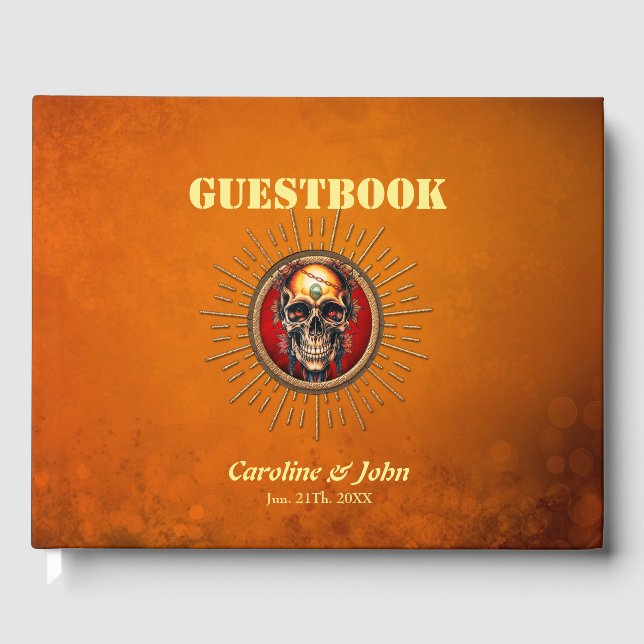 Libro De Visitas Un cráneo (Anverso)