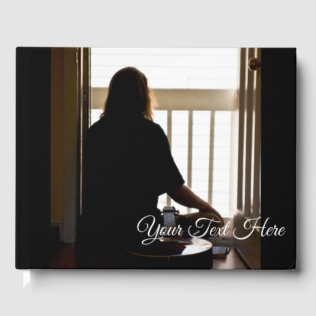 Libro De Visitas Un hombre y su guitarra (Anverso)