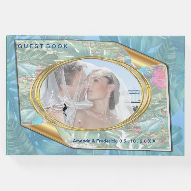 Libro De Visitas Un mundo fantástico con sabor tropical (Anverso)