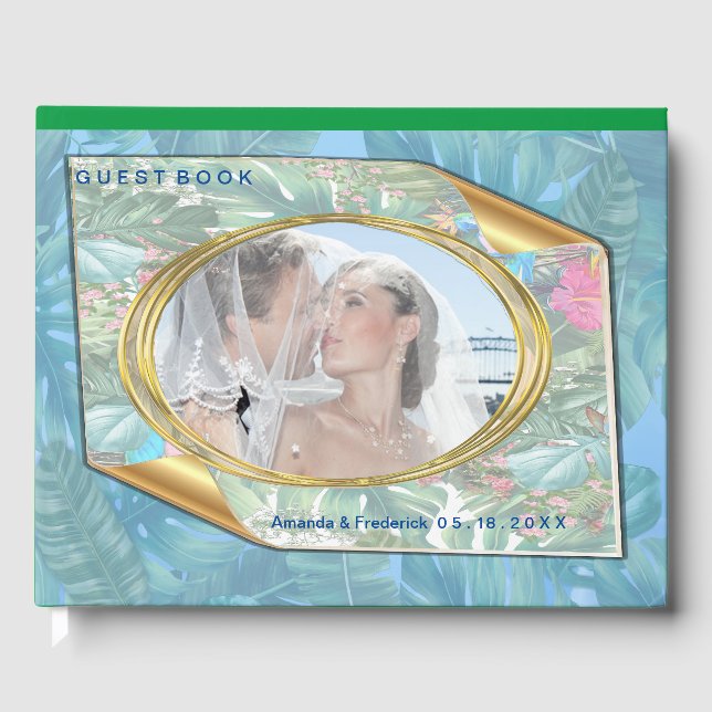 Libro De Visitas Un mundo fantástico con sabor tropical (Anverso)