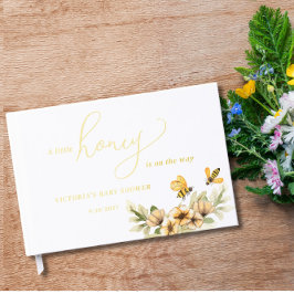 Libro De Visitas Un pequeño Baby Shower de abejas