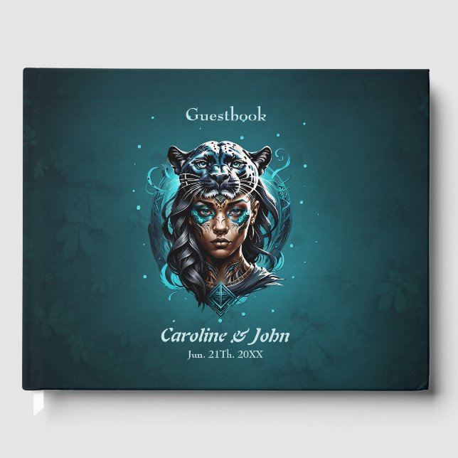 Libro De Visitas Una fascinante mujer de fantasía (Anverso)