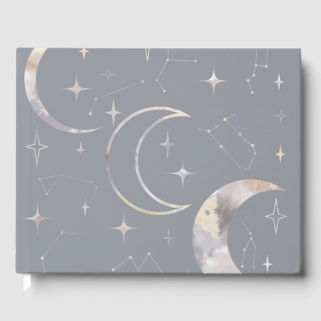 Libro De Visitas Una vez en una luna azul (Anverso)