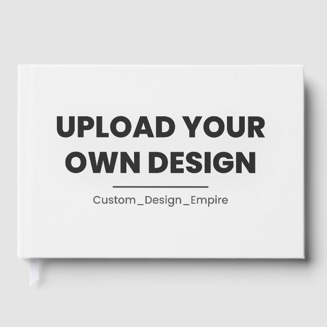 Libro De Visitas Upload Your Own Design Here | Custom Template (Anverso)