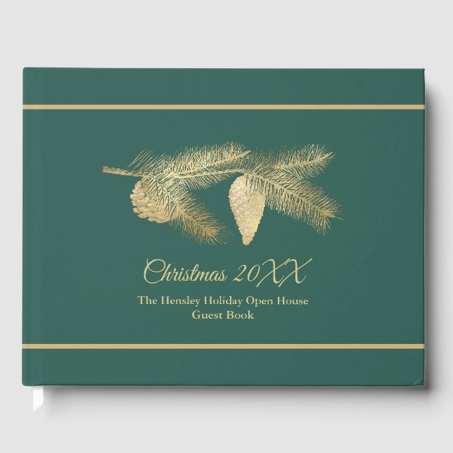 Libro De Visitas Vacaciones en invierno (Anverso)