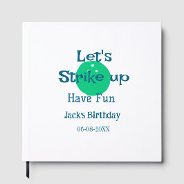 Libro De Visitas Vamos a divertirnos pelota verde cumpleaños nombre