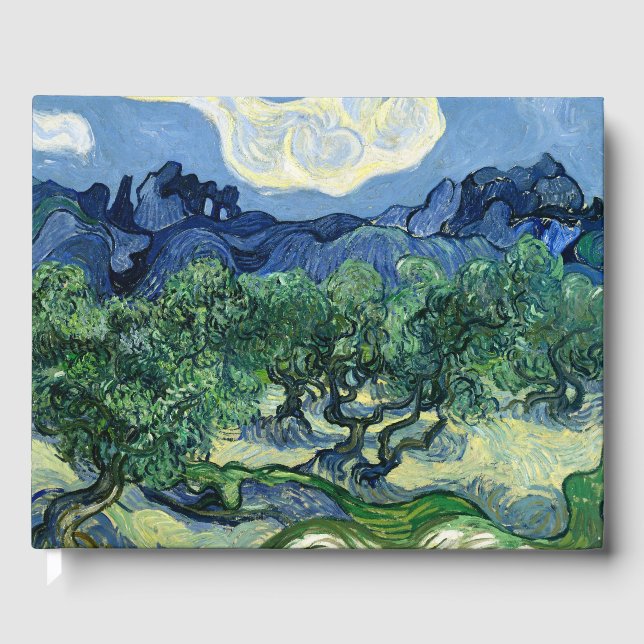 Libro De Visitas Van Gogh El Paintaje Paisajista De Los Olivos (Anverso)