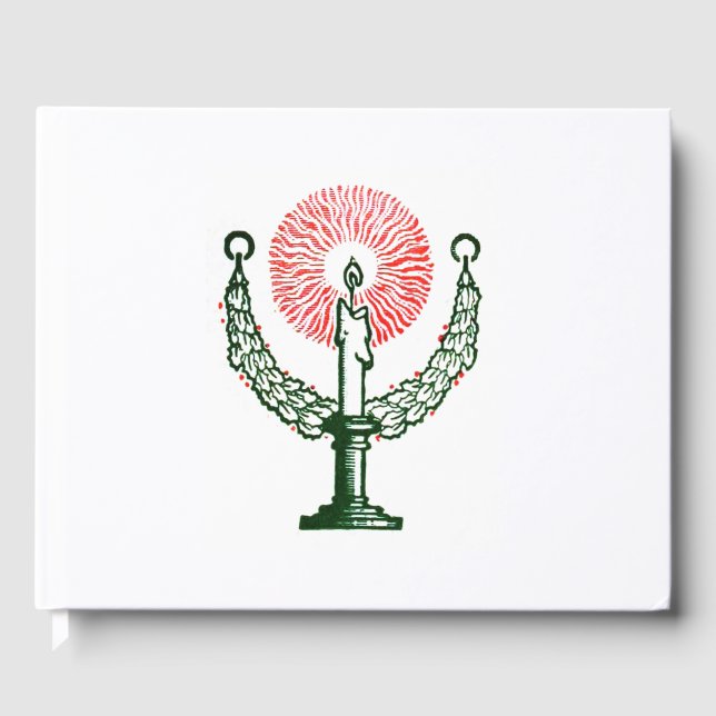 Libro De Visitas Vela tradicional de Navidades (Anverso)