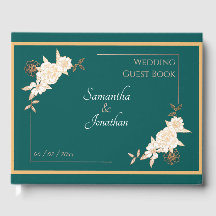 Verde oscuro con crema Rosa Boda