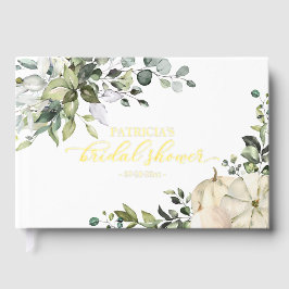 Libro De Visitas Verdor Calabaza Caída Ducha Bridal