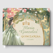 Vestido de princesa verde salvia Bosque dorado Mis