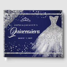 Vestido de Quinceañera de lentejuelas de diamante 