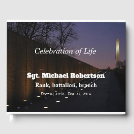 Libro De Visitas Veterano de Vietnam y Monumento a Washington