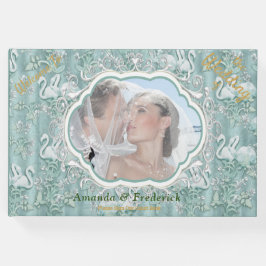 Libro De Visitas Vías verdes de seda y flores flamencos