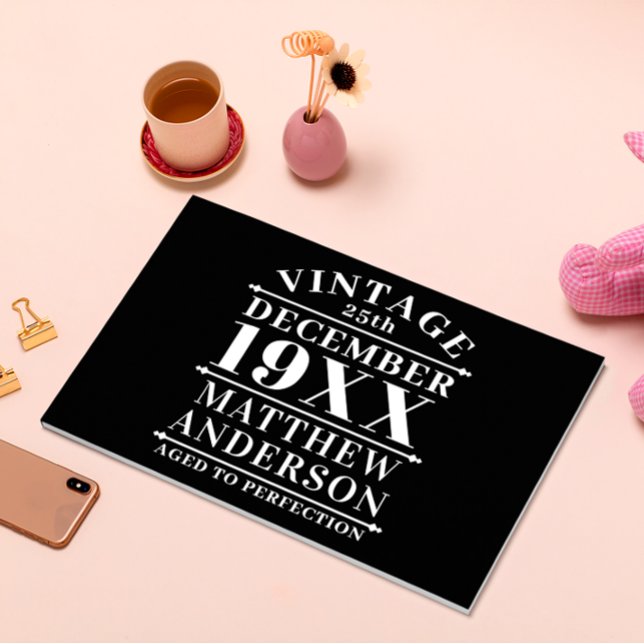 Libro De Visitas Viñeta personalizada de edad avanzada a perfección (Subido por el creador)