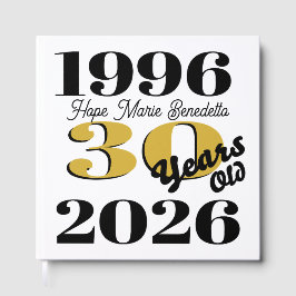 Libro De Visitas Vintage 1996 Milestone 30th Birthday  