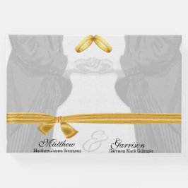 Libro De Visitas Vintage Grooms Wedding Day