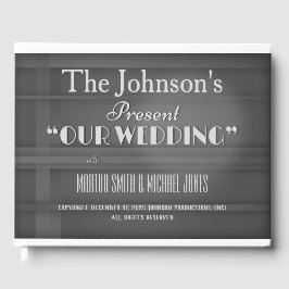 Libro De Visitas Vintage Hollywood Movie Title Boda Guest Book