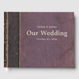 Libro De Visitas Vintage Purple Book