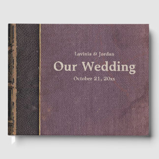 Libro De Visitas Vintage Purple Book