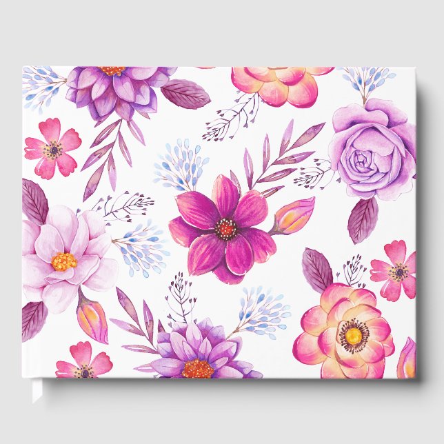 Libro De Visitas Violet rosa (Anverso)